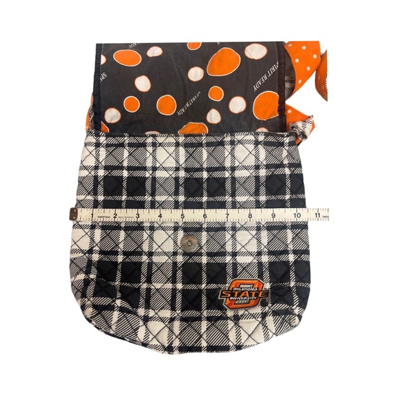 OSU ❗️Cowboys Plaid Polka Dot Quilted Crossbody Bag - Picture 7 of 8